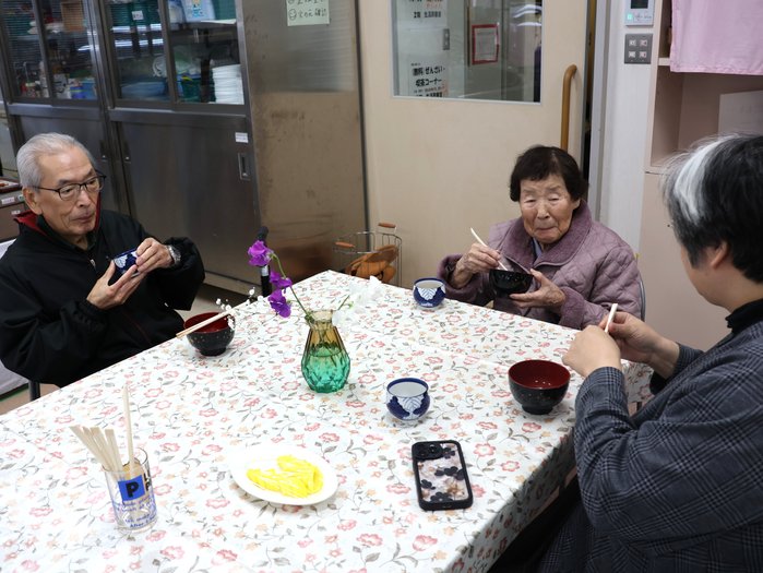 ぜんざいを堪能