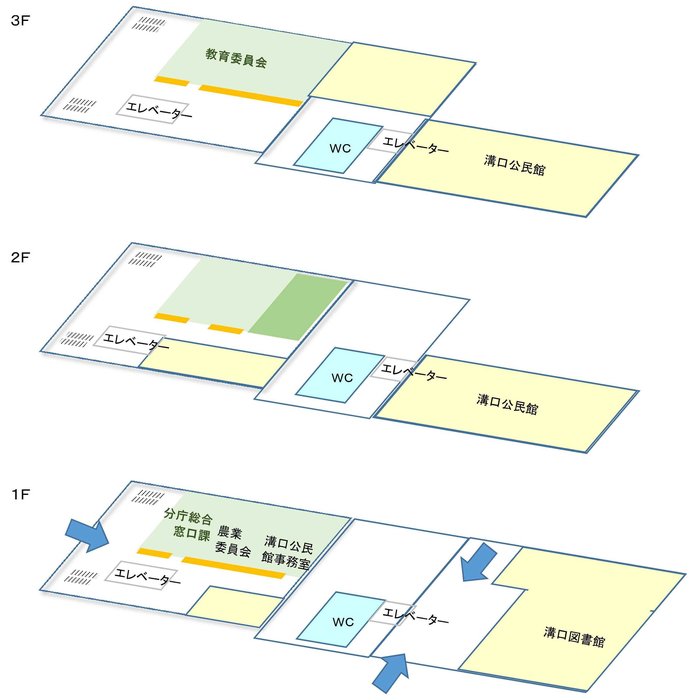 分庁舎フロア図