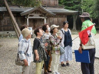 女性学級町外研修の様子