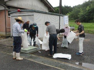 一斉清掃の様子